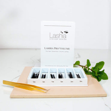 Lashia PRO Volume | Mixed lengths 8-13mm 1500 fans | Pre Made Volume